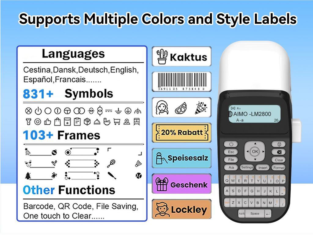 LT-110H HOME LABEL MAKER